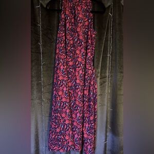 Ann Taylor Factory Floral Sleeveless Maxi Dress -XS